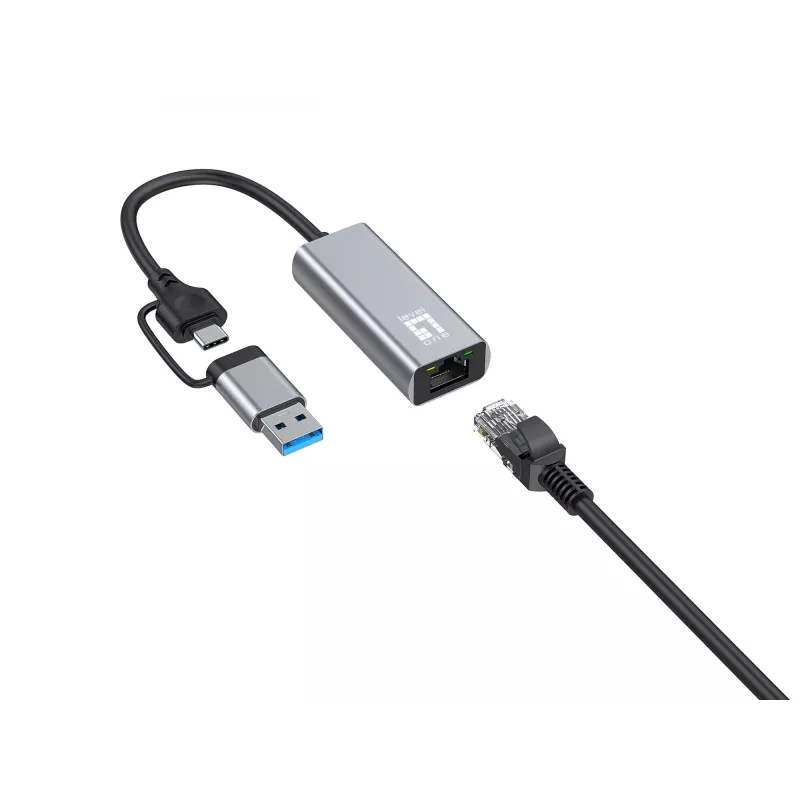LevelOne USB-0423 Placa de Rede Ethernet 2500 Mbit/s