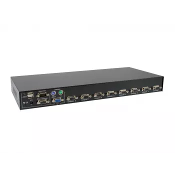 LevelOne Switch KVM PS/2-USB VGA de 8 Portas