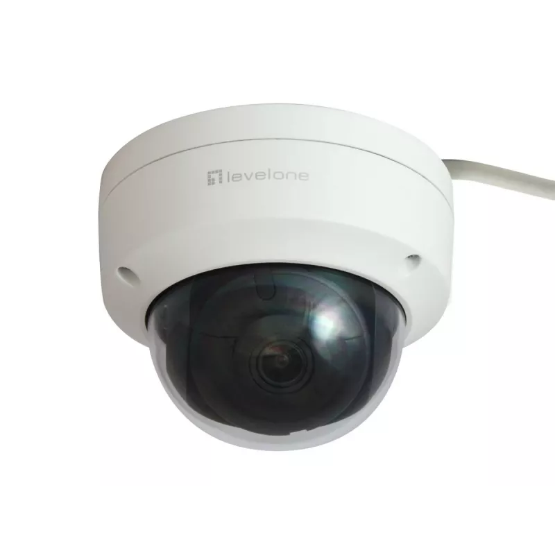 LevelOne GEMINI Câmara de Rede IP Dome Fixa, 6 Megapixel, H.265, 802.3af PoE, Interior/Exterior