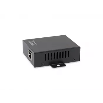 LevelOne Repetidor PoE Gigabit RJ-45 de 1 Porta, IEEE 802.3, IEEE 802.3af, IEEE 802.3at, IEEE 802.3u, IEEE 802.3x, Preto, 100 m, RoHS, UKCA, CE, 0 - 40 °C, 0 - 90%