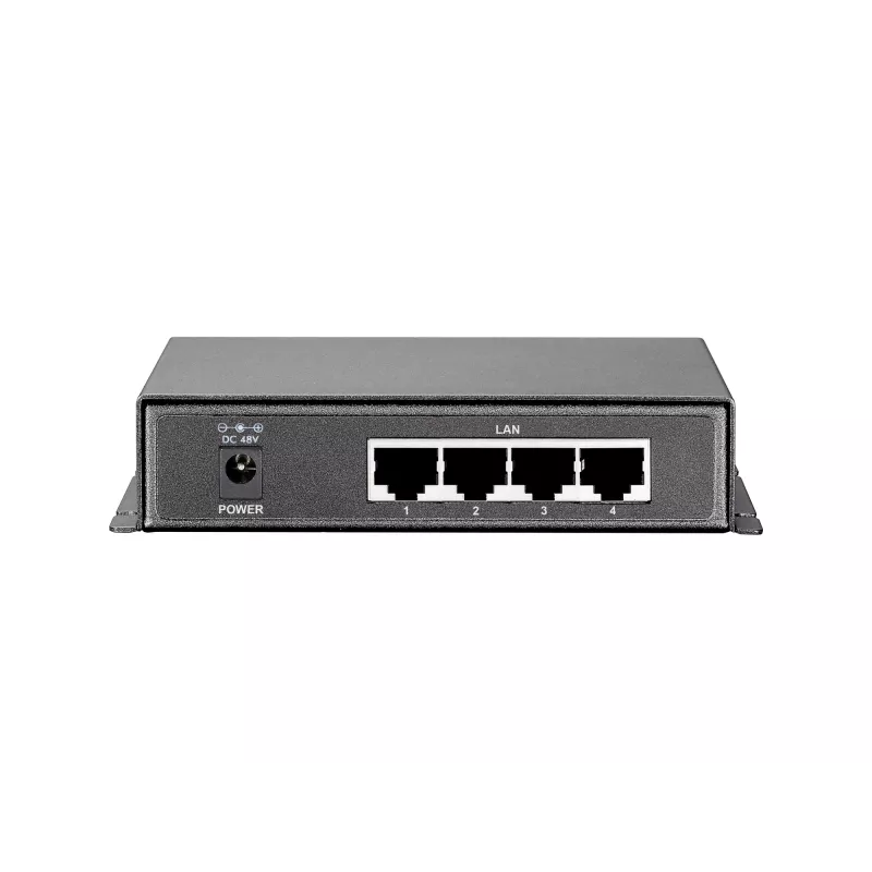 LevelOne Switch PoE Gigabit de 5 Portas, 61,6 W, 802.3af PoE, 4 Saídas PoE, Fonte de Alimentação Incluída