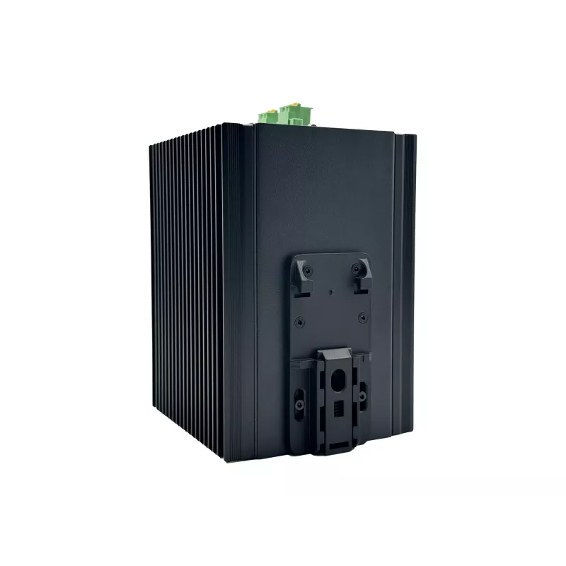 LevelOne Switch Industrial Gerido L2 Plus de 20 Portas, 8 x 1GbE RJ45, 8 x 1GbE SFP, 4 x 1/2.5/10GbE SFP+, Calha DIN, -40°C a 80°C