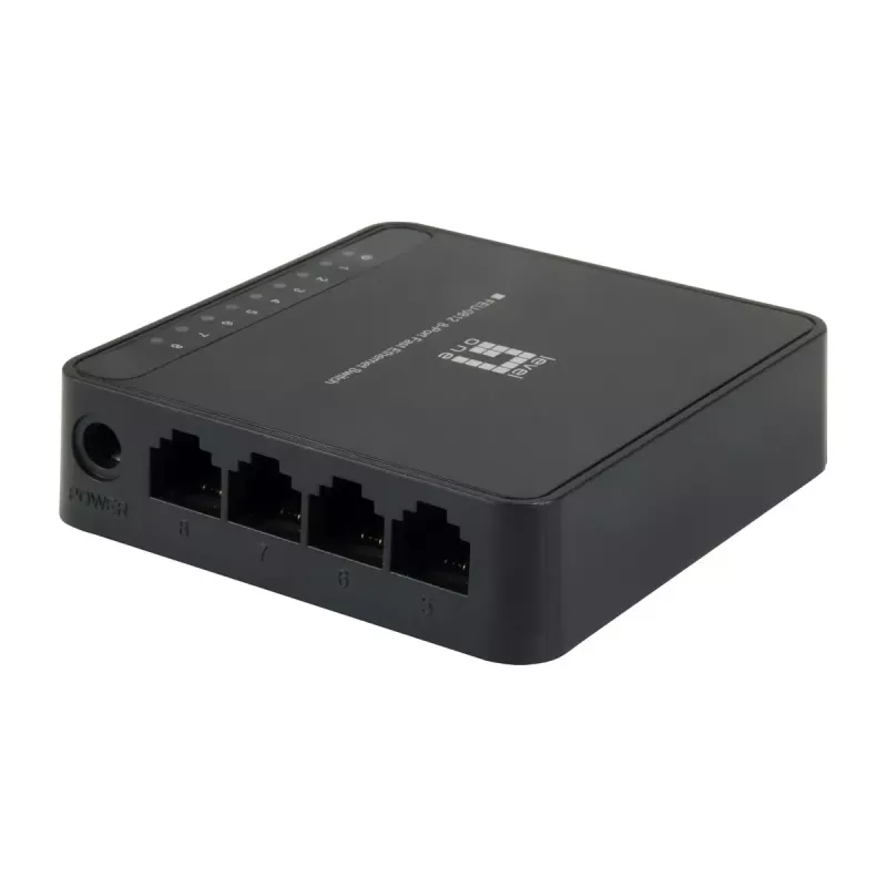LevelOne FEU-0812 Switch de Rede Não Gerido Fast Ethernet (10/100) Preto