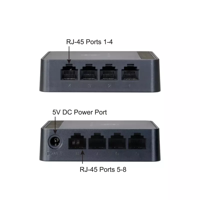 LevelOne FEU-0812 Switch de Rede Não Gerido Fast Ethernet (10/100) Preto