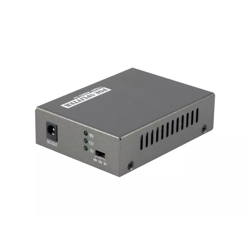 LevelOne Splitter PoE Gigabit, 802.3at/af PoE, Saída 5-12V DC