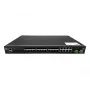 LevelOne Switch Industrial de Fibra Gerido L2 Plus de 28 Portas, 4x 1,25/2,5GbE SFP, 16x 1,25GbE SFP, 8x Gigabit SFP/RJ45 Combo, Alimentação Redundante, -40°C a 80°C