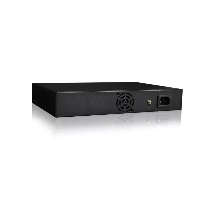LevelOne KILBY Switch PoE Gerido L2 Gigabit de 10 Portas, 2 x SFP, 802.3at/af PoE, 125W, 8 Saídas PoE