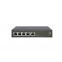 LevelOne Hilbert Switch Smart Lite PoE Gigabit de 5 Portas, 802.3at/af PoE, 4 Saídas PoE, Orçamento PoE de 60W