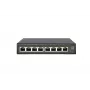 LevelOne Hilbert Switch Smart Lite PoE Gigabit de 8 Portas, 802.3at/af PoE, 8 Saídas PoE, Orçamento PoE de 112,8W