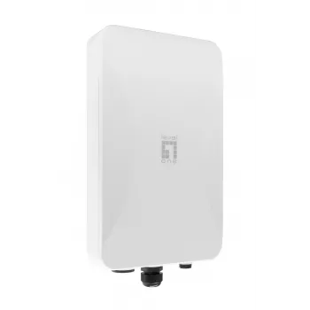 Ponto de acesso Wi-Fi PoE exterior LevelOne AX3000 Dual-Band Wi-Fi 6, antena omnidirecional