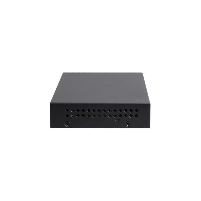 Switch Ethernet 2.5G não gerido de 5 portas LEVELONE GEU-0525 — 5× 2.5G RJ-45, não gerido, comutação 25 Gbit/s, montagem na parede
