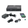 Transmissor AV LEVELONE HVE-6701T — HDMI 1.3b, até 1920×1080, Cat5e/Cat6/Cat7, Mini-USB, 12 V DC