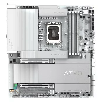 Placa-mãe GIGABYTE Z890 AERO D - Suporta CPUs Intel Core Ultra (Série 2), VRM 16+1+2 fases, até 9500MHz DDR5 (OC), PCIe 5.0 M.2, Wi-Fi 7, Thunderbolt 5