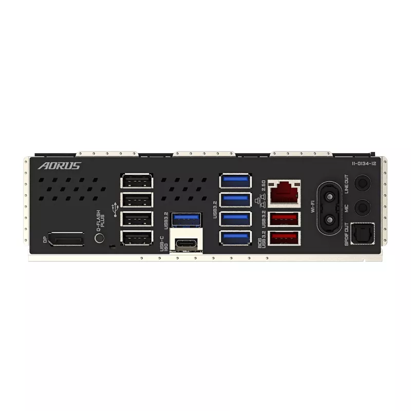Placa-mãe GIGABYTE B850M AORUS ELITE WIFI6E - CPUs AMD Ryzen Série 9000, VRM Digital 12+2+2 fases, até 8200MHz DDR5 (OC), 1xPCIe 5.0 + 1xPCIe 4.0 M.2, WIFI 6E, 2.5GbE LAN, USB 3.2 Gen 2