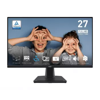 Monitor de computador MSI Pro MP275QDE 68,6 cm (27 polegadas) 2560 x 1440 píxeis Wide Quad HD LCD preto