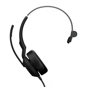 Jabra Evolve2 50 Headset com fios de arco Escritório/Call center USB Type-C / USB Type-A Bluetooth preto