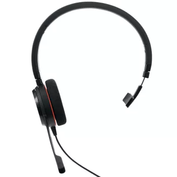 Jabra Evolve 20 Headset com fios de arco Escritório/Call center USB Type-C / USB Type-A preto