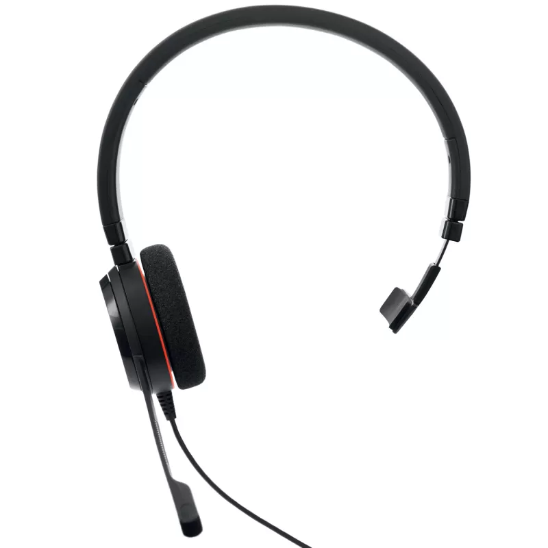 Jabra Evolve 20 Headset com fios de arco Escritório/Call center USB Type-C / USB Type-A preto