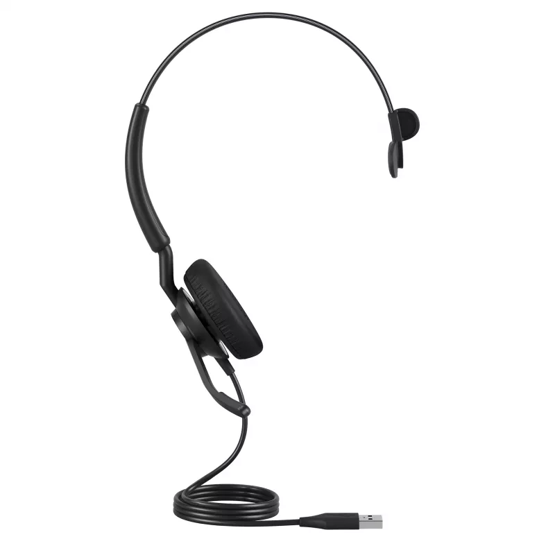 Jabra Engage 40 - (Inline Link) USB-C/A MS Mono, com fios, Escritório/Call center, 45 g, Headset, preto