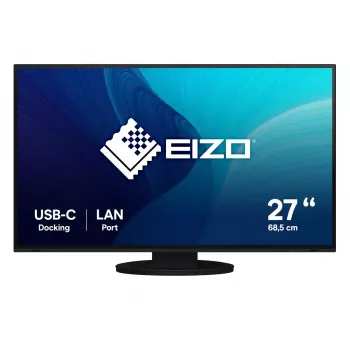 Monitor de computador EIZO FlexScan EV2795-BK 68,6 cm (27 polegadas) 2560 x 1440 píxeis Quad HD preto