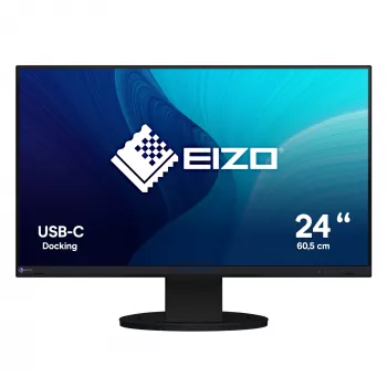 Monitor de computador EIZO FlexScan EV2480-BK 60,5 cm (23,8 polegadas) 1920 x 1080 píxeis Full HD LCD preto