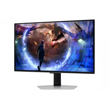 Monitor de computador Samsung G60SD 68,6 cm (27 polegadas) 2560 x 1440 píxeis Quad HD OLED prateado