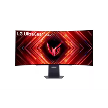 Monitor de computador LG 45GS95QX-B 114,3 cm (45 polegadas) 3440 x 1440 píxeis Wide Quad HD OLED preto