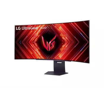 Monitor de computador LG 45GS95QX-B 114,3 cm (45 polegadas) 3440 x 1440 píxeis Wide Quad HD OLED preto