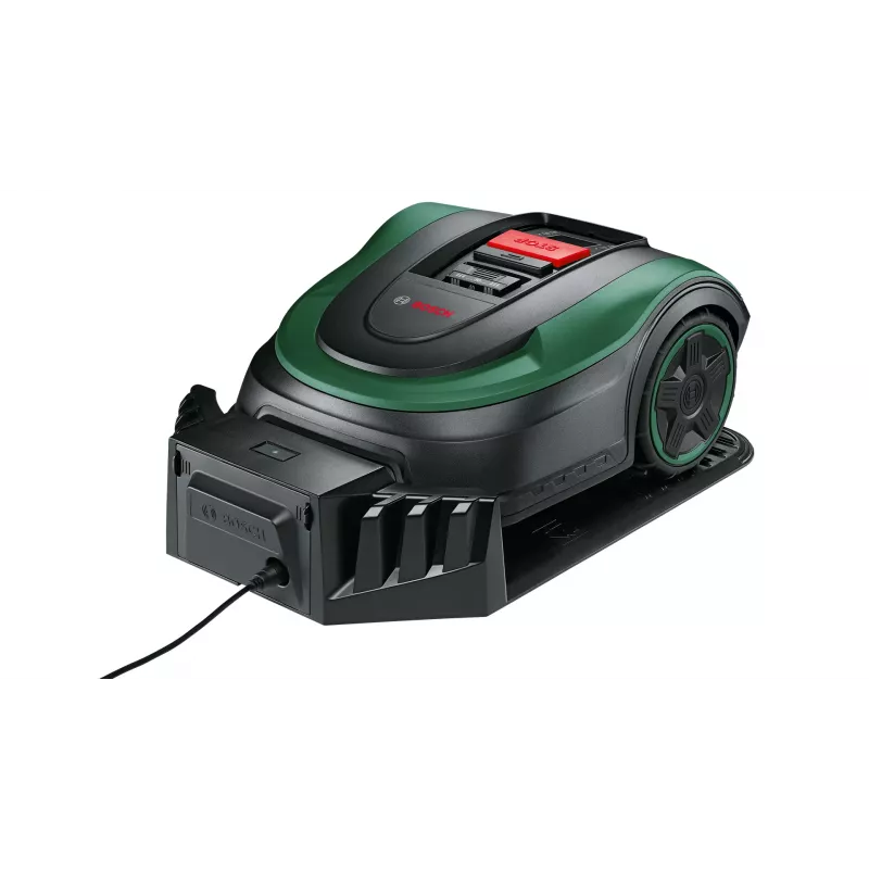 Robô corta-relvas Bosch Indego S 500 bateria preto, verde
