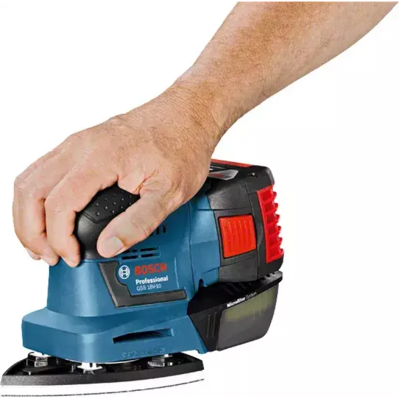 Lixadeira excêntrica a bateria Bosch GSS 18V-10
