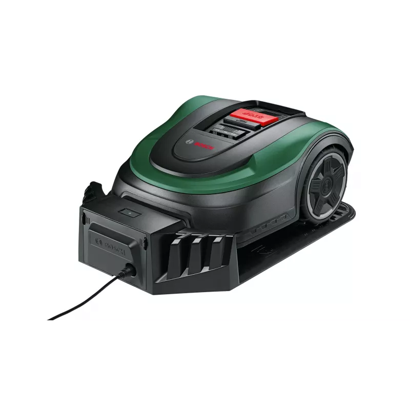 Robô corta-relvas Bosch Indego M+ 700 bateria preto, verde