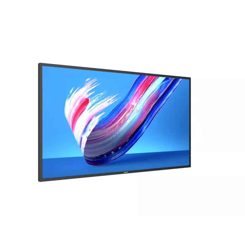 Philips Q-Line 43BDL3650Q ecrã de sinalização digital de 109,2 cm (43"), LCD, 4K UHD 3840 x 2160, 400 cd/m², Wi-Fi, LAN, 2x HDMI, processador integrado, Android 10, 18/7, preto