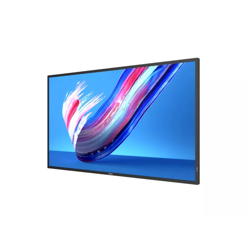 Philips Q-Line 43BDL3650Q ecrã de sinalização digital de 109,2 cm (43"), LCD, 4K UHD 3840 x 2160, 400 cd/m², Wi-Fi, LAN, 2x HDMI, processador integrado, Android 10, 18/7, preto