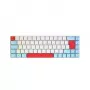 CHERRY MX-LP 2.1 Compact Wireless Teclado Gaming RF Wireless + Bluetooth QWERTZ Alemão Branco