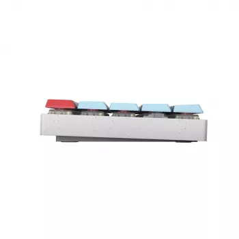 CHERRY MX-LP 2.1 Compact Wireless Teclado Gaming RF Wireless + Bluetooth QWERTZ Alemão Branco