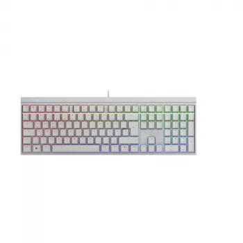 Teclado Gaming CHERRY MX 2.0S RGB Full-Size USB QWERTZ Branco
