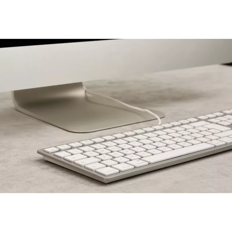 CHERRY KC 6000C FOR MAC Teclado Universal USB QWERTZ Alemão Prateado