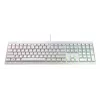 Teclado gaming mecânico com fios Cherry MX 2.0S — full-size (100 %), layout QWERTZ alemão, retroiluminação RGB, USB, branco