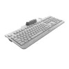 Teclado CHERRY JK-A0400CH-0 escritório USB QWERTZ suíço cinzento