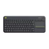 Teclado sem fios com touch LOGITECH K400 Plus - preto - Espanhol Qwerty