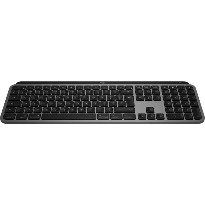 Teclado Logitech MX Keys S for Mac sem fios Bluetooth QWERTY alumínio preto