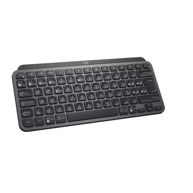 Teclado minimalista sem fios iluminado LOGITECH - Mx Keys Mini - Graphite - Qwerty Espanhol