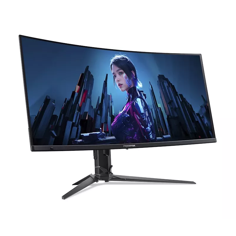 Acer Predator X34 X5bmiiphuzx monitor curvo UWQHD QD-OLED de 34 polegadas, 3440x1440, 240 Hz