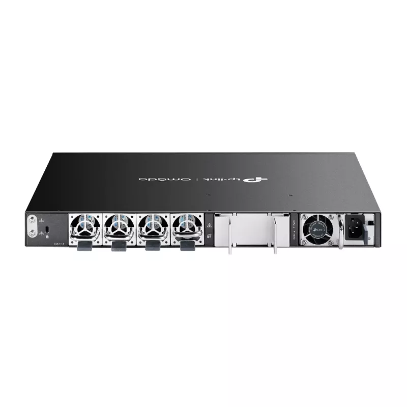 Switch gerido TP-Link Omada 24 portas Gigabit empilhável L3 com PoE+ e 4 slots 10G