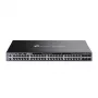 Switch gerido TP-Link Omada 48 portas Gigabit empilhável L3 com 6 slots 10G