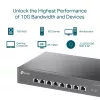Switch não gerido TP-Link TL-SX1008 8 portas 10G para secretária/rack