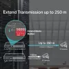 Switch não gerido TP-Link 24 portas 10/100Mbps + 2 portas Gigabit PoE+