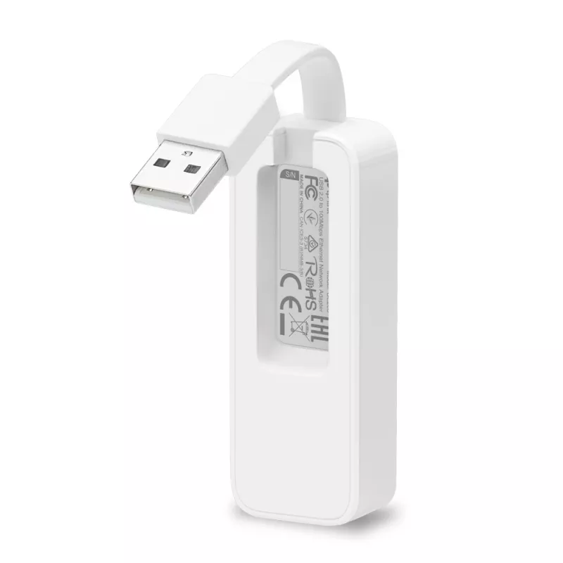 TP-Link UE200 adaptador de rede USB 2.0, Ethernet 10/100 Mbit/s, branco