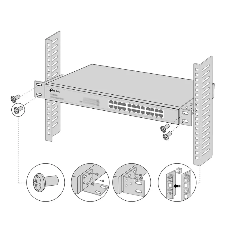 Kit de montagem TP-Link Omada Rack Mount Kit 13