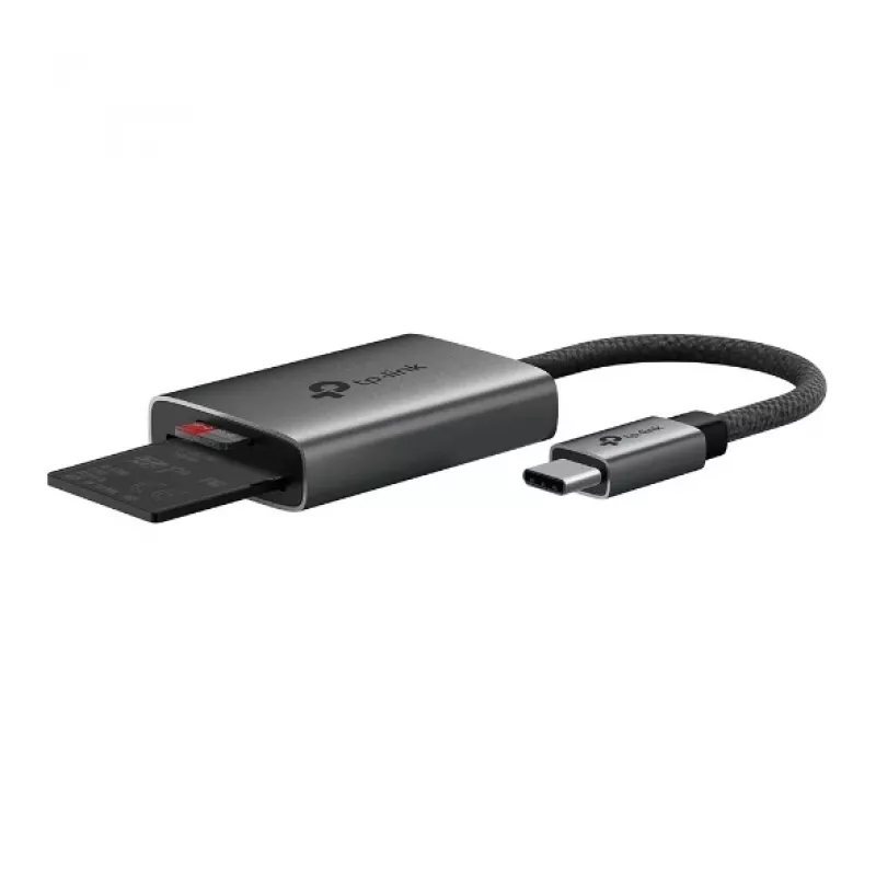 Leitor de cartões TP-Link UA440C USB 3.2 Gen 1 (3.1 Gen 1) Type-C cinzento